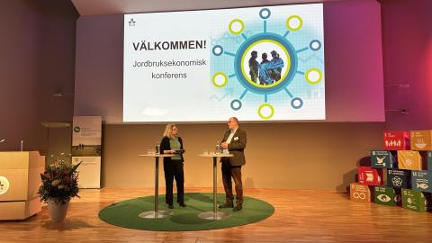 Bild från jordbruksekonomisk konferens