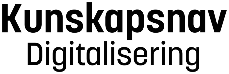 Logotyp för kunskapsnav digitalisering