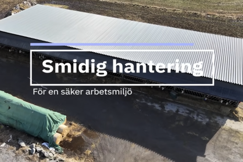 Flygbild på stall